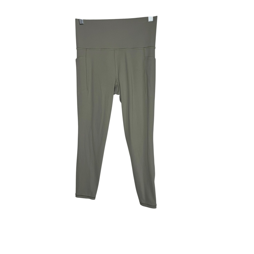 Athleta Salutation 7/8 Tight Sage Green High Rise Leggings with Pockets Size S
